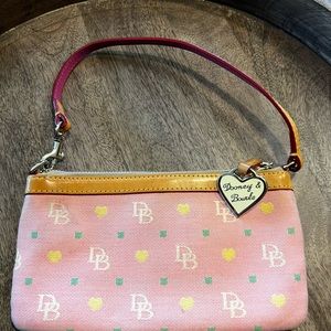 Douney and Bourke Pink Wristlet. Like New Condition.